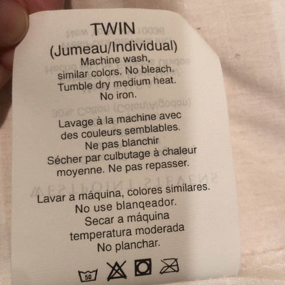 NWOT West Point Stevens pink stripe twin dust ruffle - Picture 5 of 5